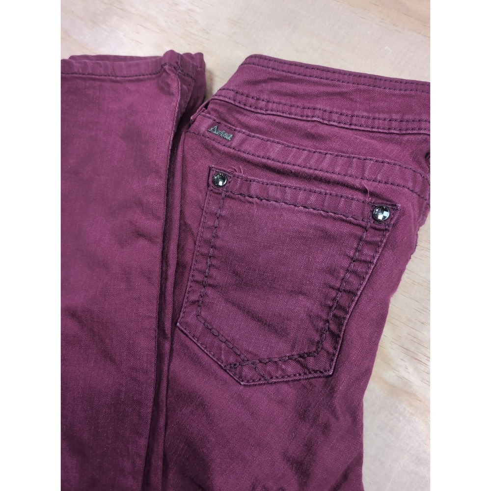 Ariat Onyx Jeans Womens Pink Magenta Denim Low Rise Skinny Leg 28R